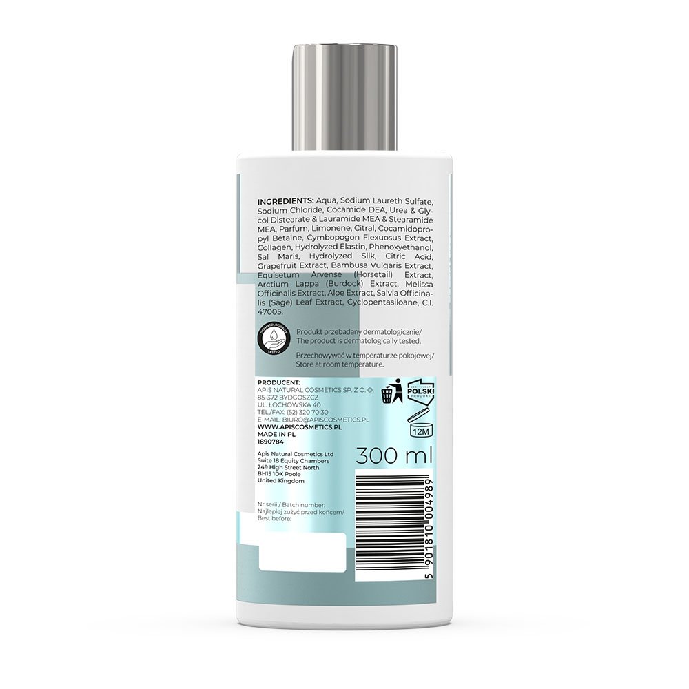 Optima, Shampoo with Dead Sea minerals and lemon grass Optima, Shampoo with Dead Sea minerals and lemon grass